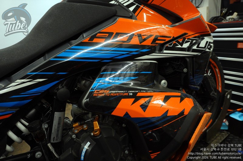KTM 890 어드벤처 + 클러치 디스크 교환 + 스포크 휠 정비 + 오일 교환
