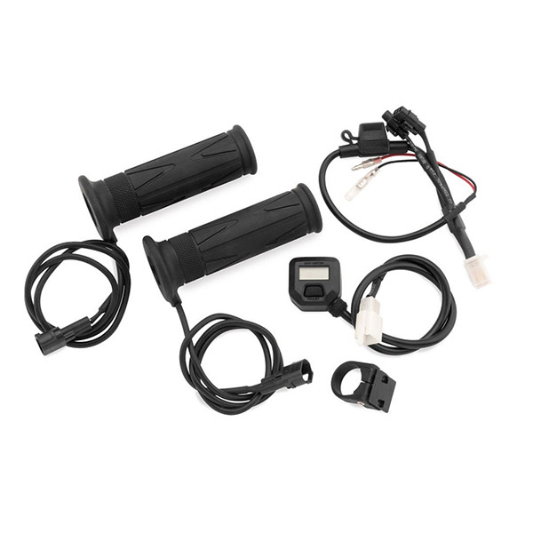 바이크마스터 오토바이 범용 열선그립 + 전압체크