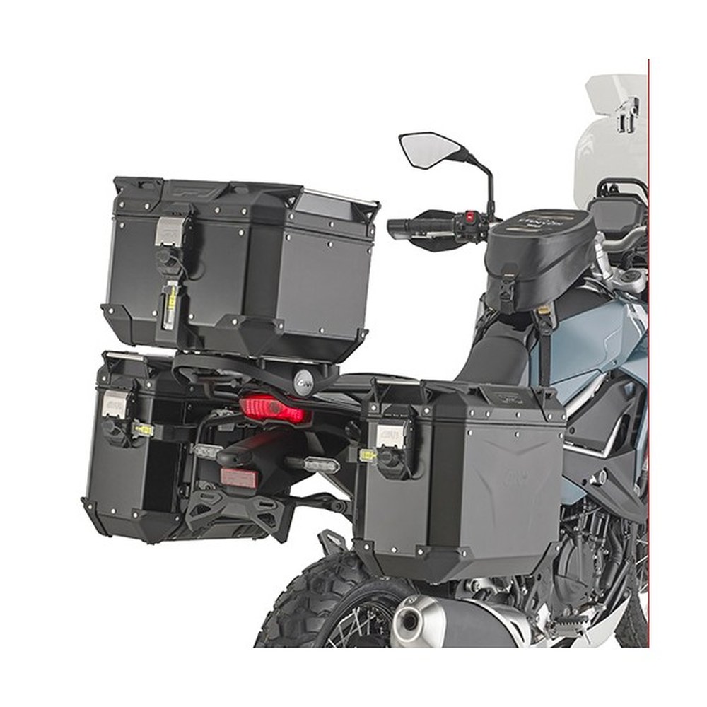 GIVI  가와사키 KLE500(SE) 26이상 아웃백 사이드케이스 및 캐년 사이드백 거치대 PLO4139CAM