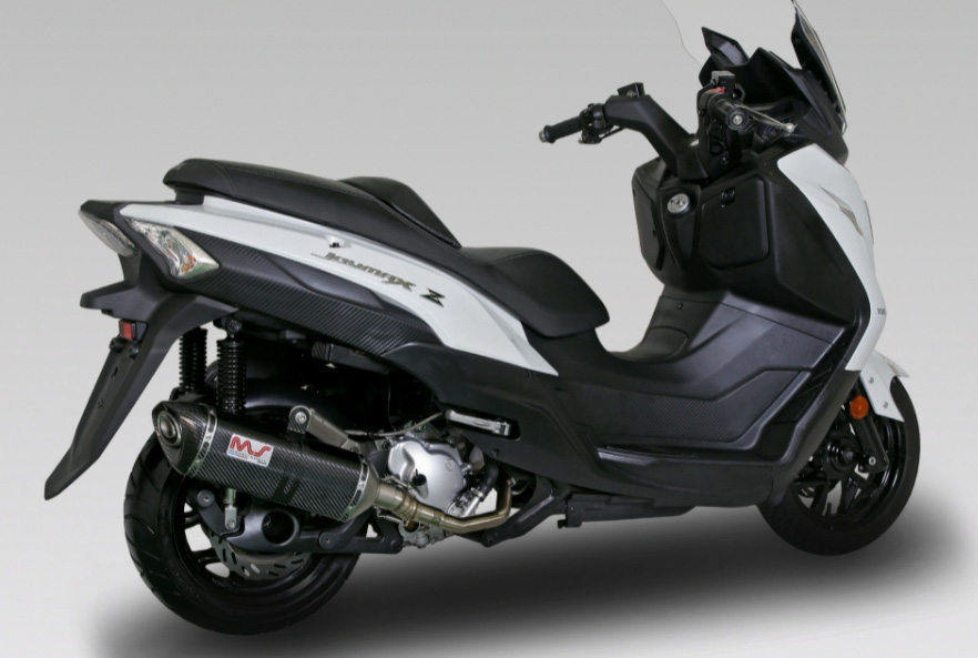마블 SYM 조이맥스Z300 머플러 카본