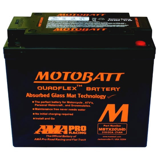 모토뱃 할리/아메리칸류 전용 배터리 MBTX20UHD