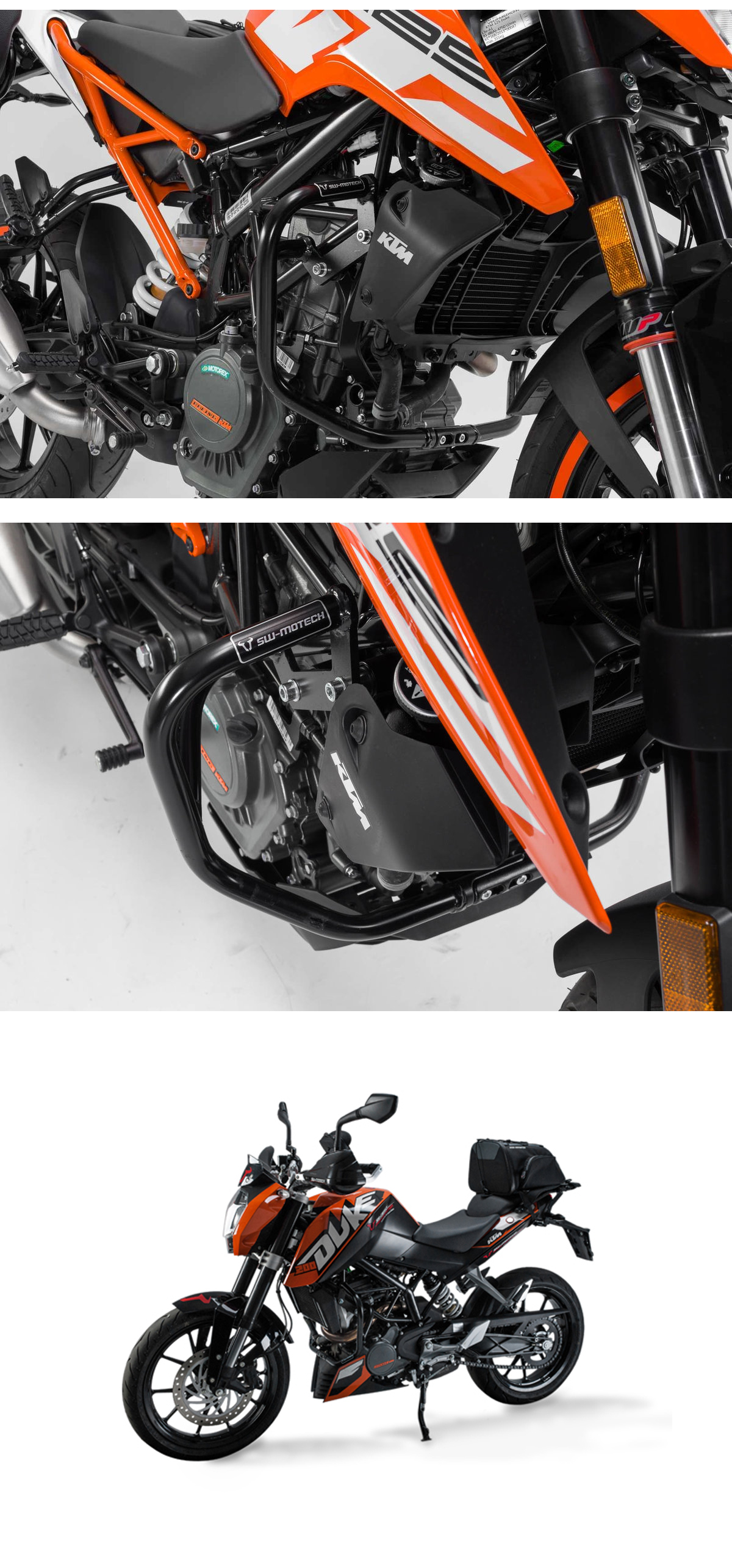 SW-MOTECH KTM 듀크125 11-21 / 듀크 200 11-16 엔진가드 SBL.04.214.10001/B