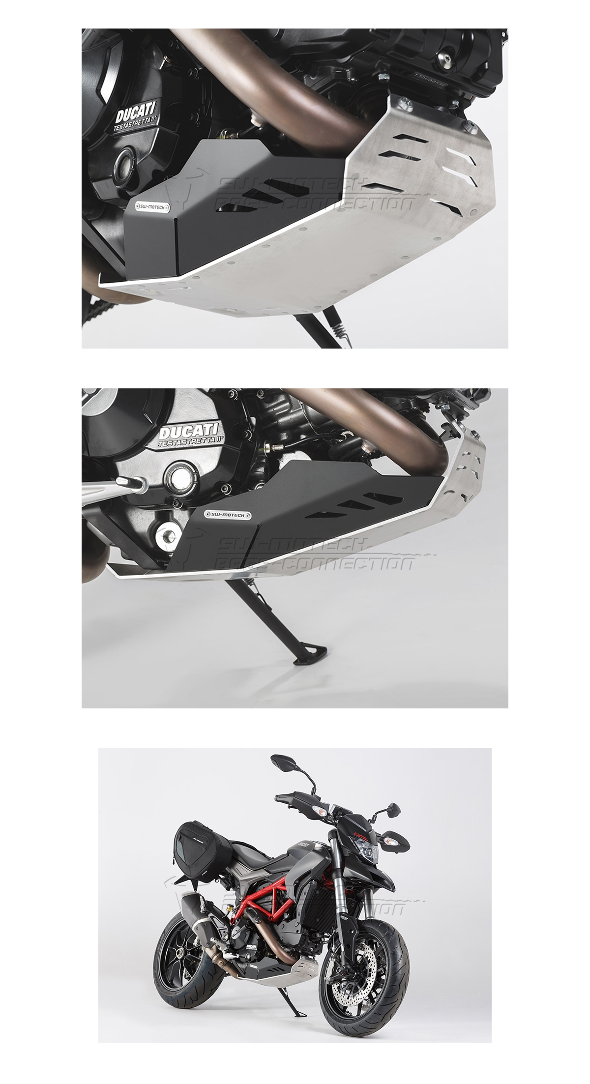 SW-MOTECH 두카티 Hyperstrada/Hypermotard 13-21 언더가드 MSS.22.474.10000/B