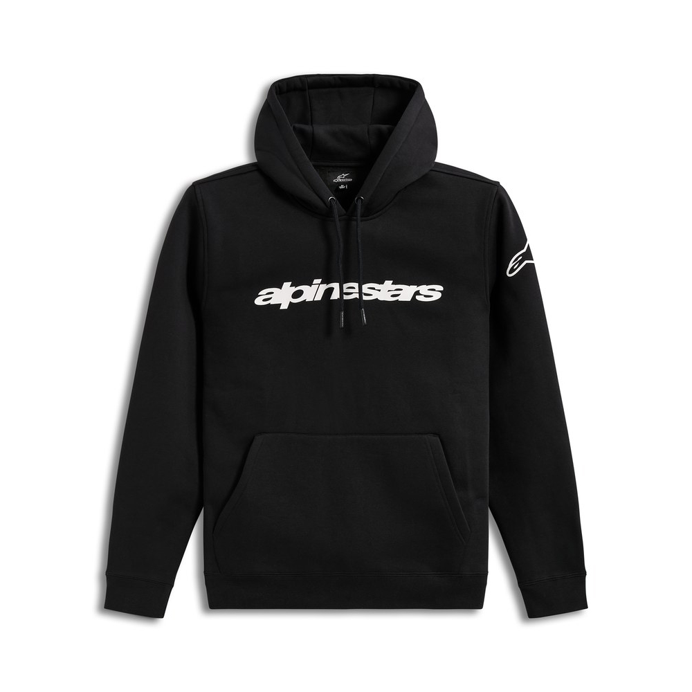 알파인스타즈 후디 RACE WORDMARK BLACK/WHITE