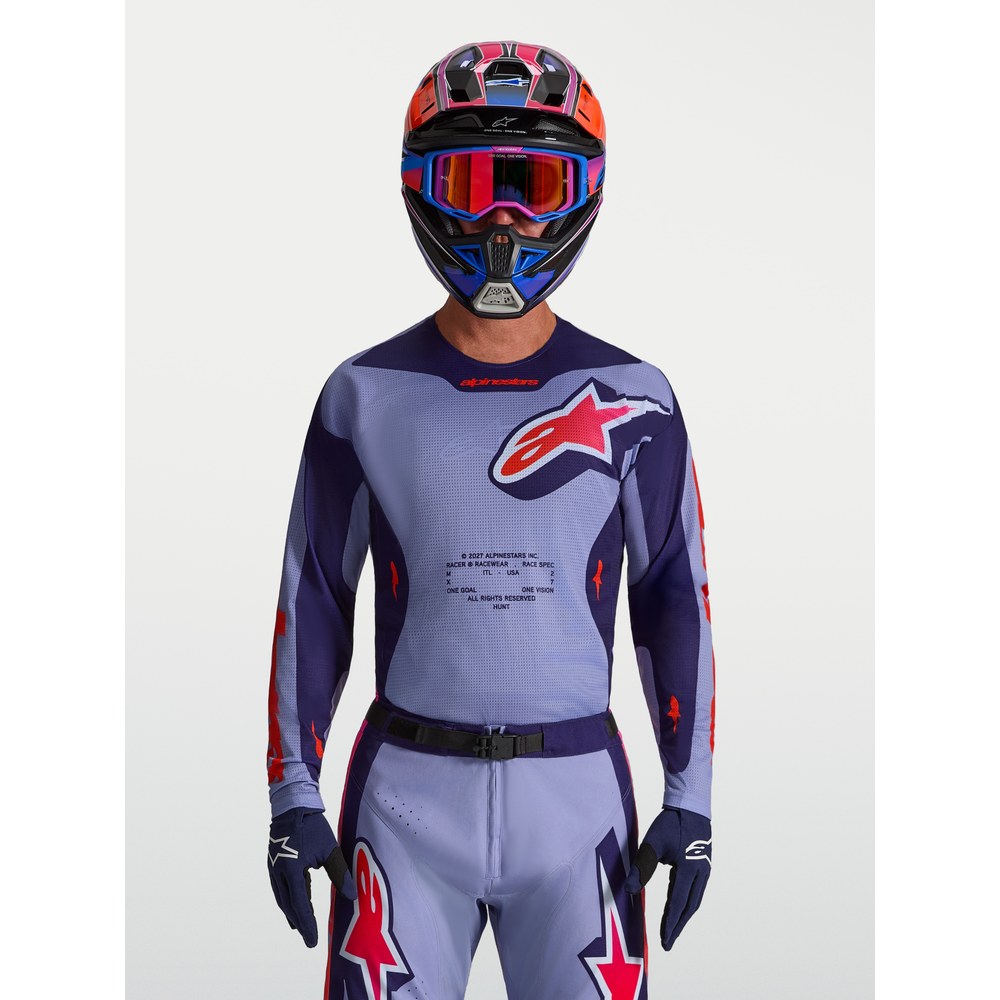 알파인스타즈 져지 RACER AIR HUNT LIGHT VIOLET DEEP PURP PINK FL