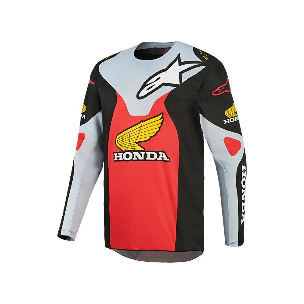 알파인스타즈 져지 HONDA RACER VEIL BLACK GRAY RED