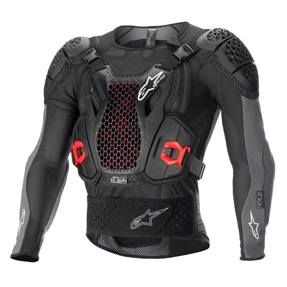 알파인스타즈 자켓 BIONIC PLUS V2 PROTECTION BLACK ANTHRACITE RED