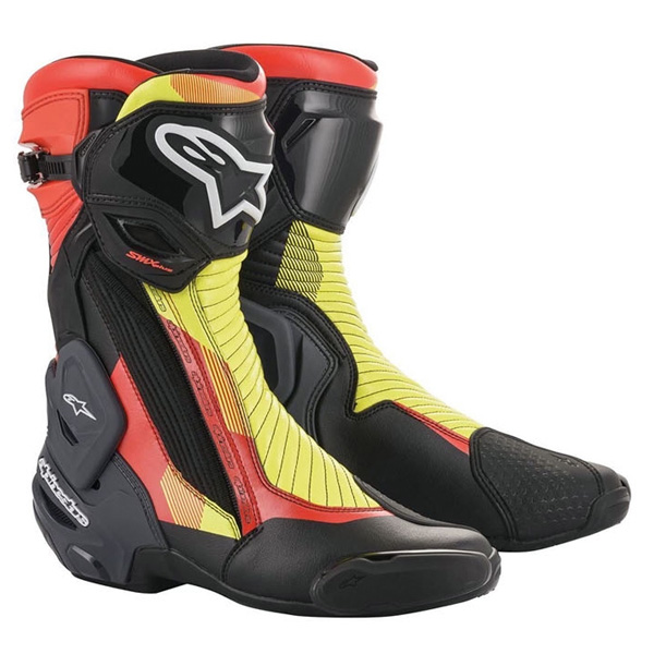알파인스타즈 SMX PLUS V2 부츠 BLACK RED FLUO YELLOW