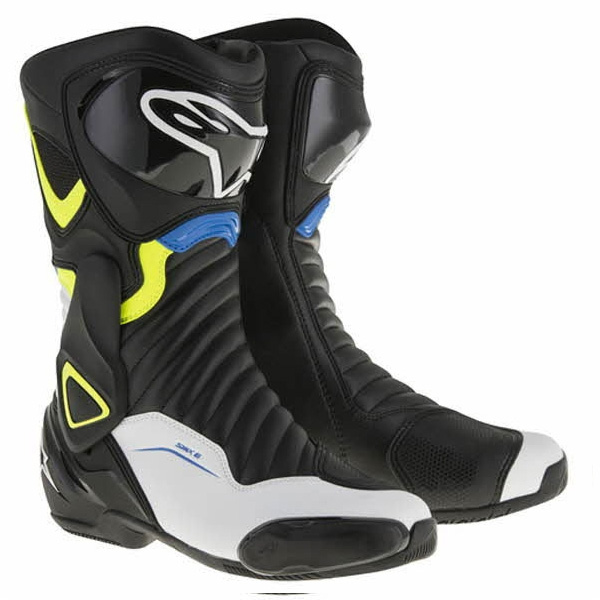 알파인스타즈 SMX-6 V2 부츠 BLACK WHITE YELLOW FLUO BLUE