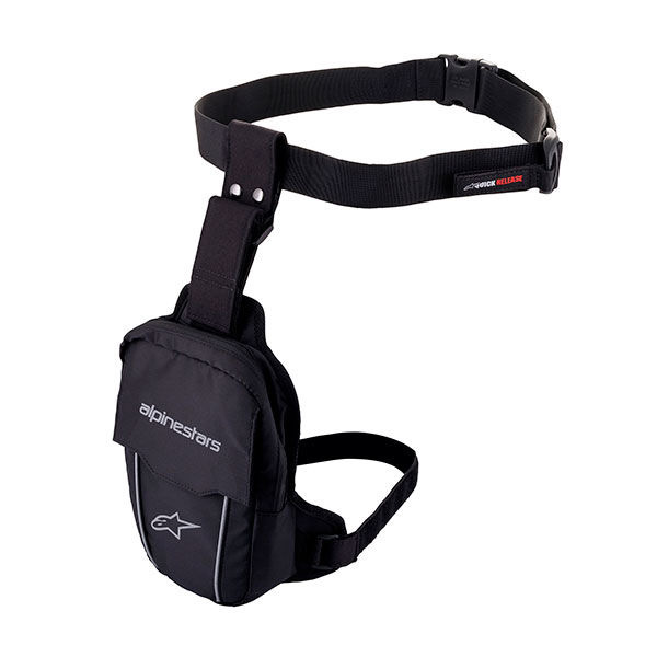 알파인스타즈 레그색 THIGH BAG BLACK BLACK OS