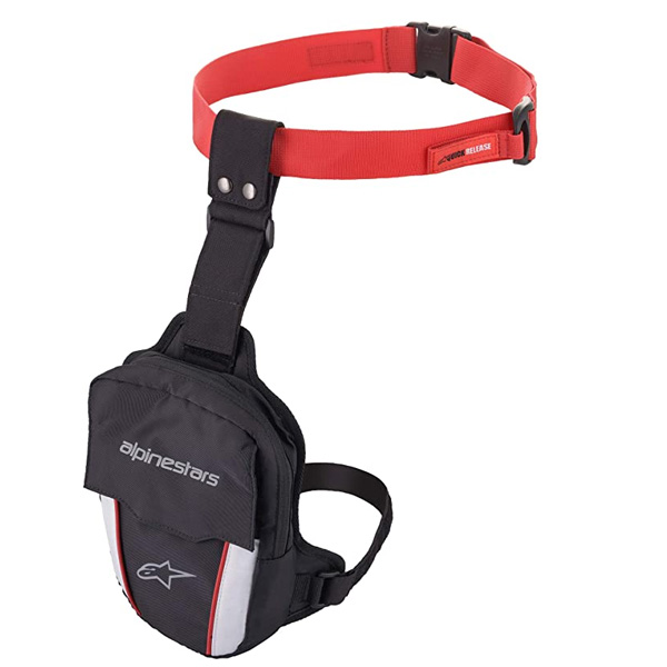 알파인스타즈 레그색 THIGH BAG BLACK RED WHITE OS