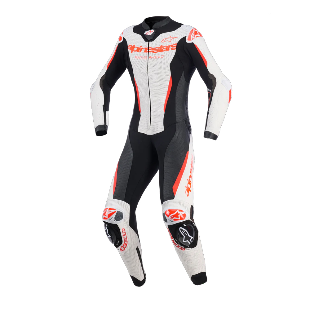 알파인스타 STELLA GP R7 1PC 슈트 WHITE BLACK RED FLUO