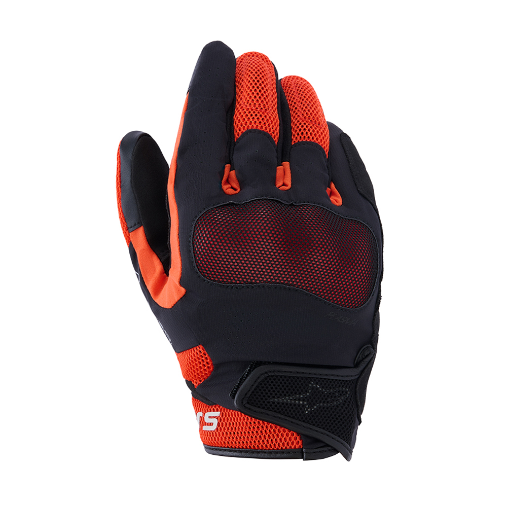 알파인스타 MOGRESS AIRFLOW 장갑 BLACK RED TANGERINE