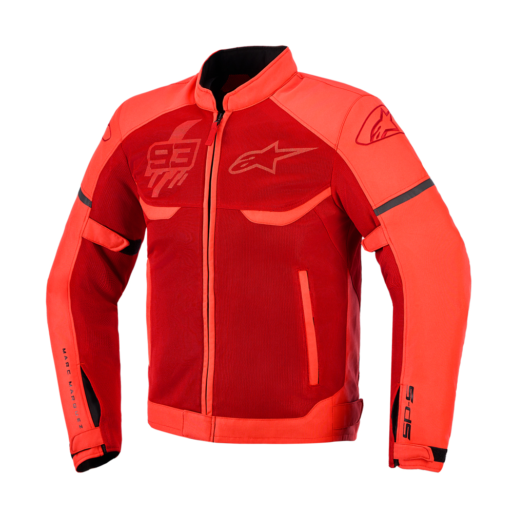 알파인스타 MM93 T SPS SUPERAIR 자켓 ASIA RED FLUO BRIGHT RED BLACK