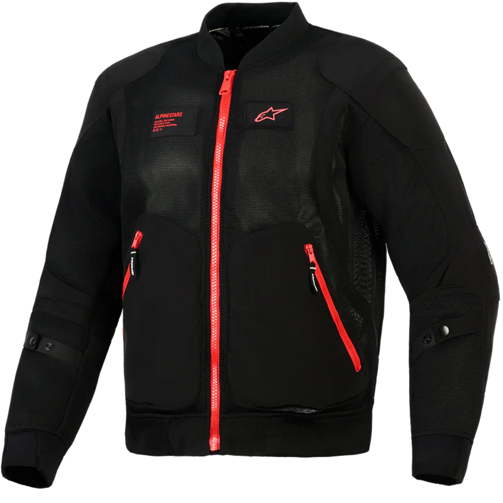 알파인스타 FLIGHT AIR 자켓 BLACK BRIGHT RED