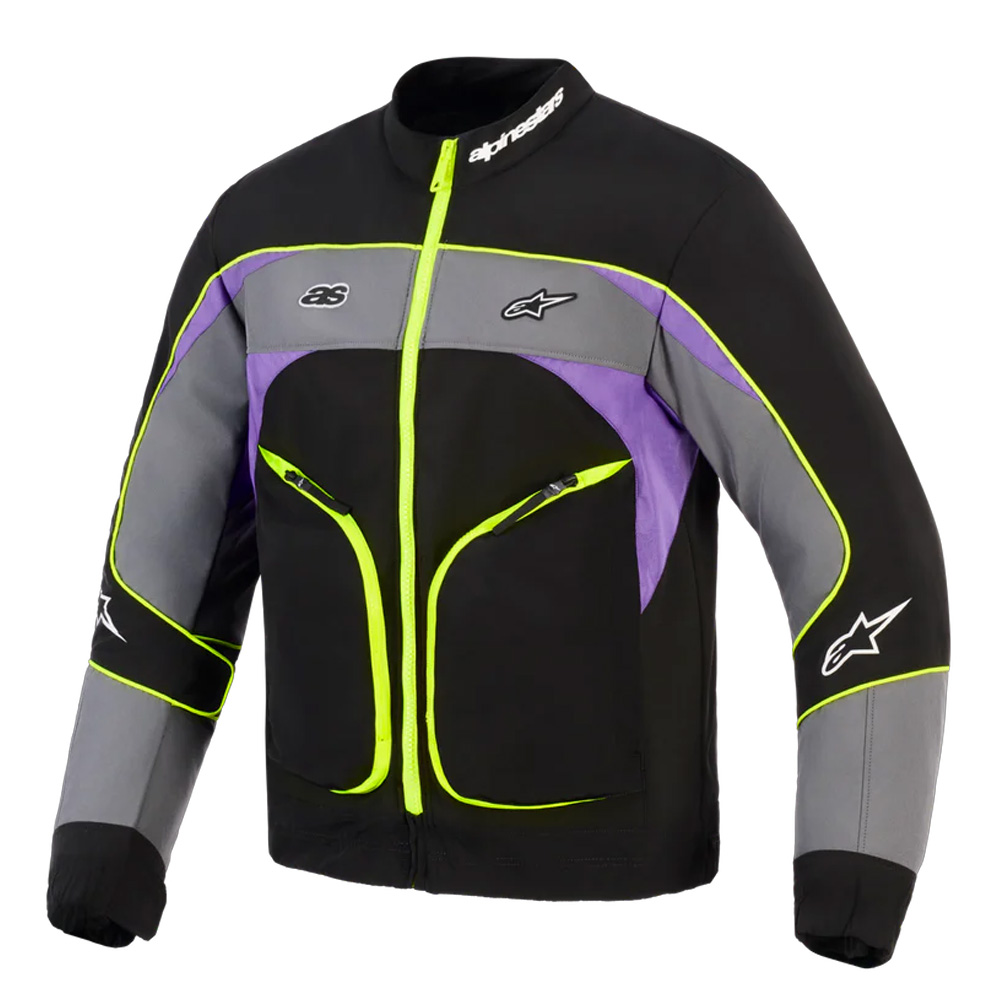 알파인스타 UNITE 자켓 BLACK ASPHALT VIOLET