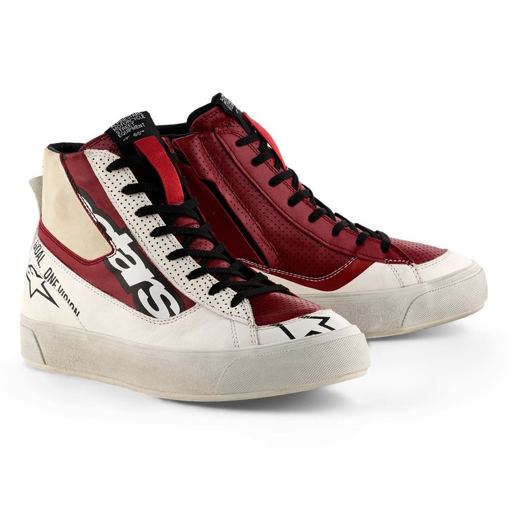 알파인스타 STELLA STATED FLAIR 부츠 WHITE RIO RED