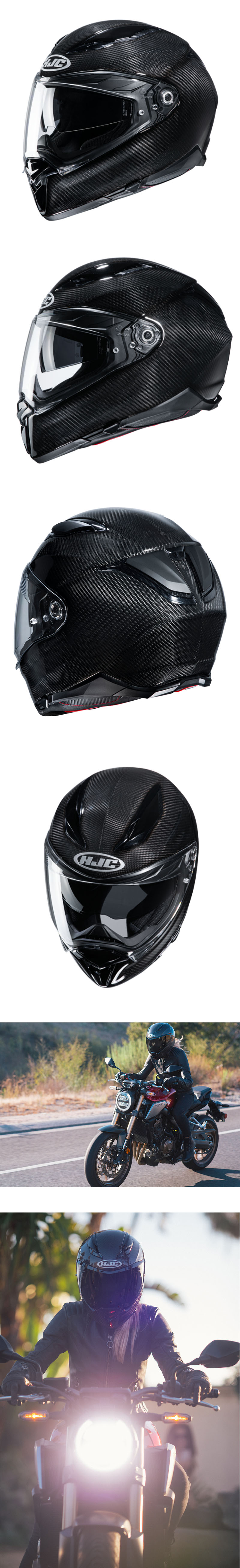 HJC 헬멧 F70 CARBON SOLID