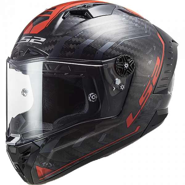 LS2 FF805 THUNDER 헬멧 SPUTNIK GLOSS METAL 레드