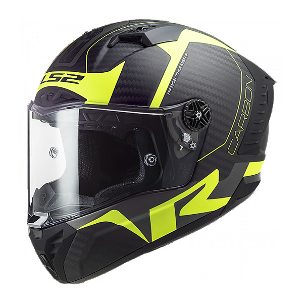 LS2 FF805 THUNDER 헬멧 C RACING1 MATT H-V 옐로우