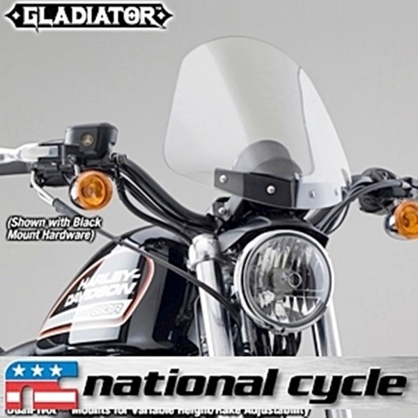 네셔널싸이클 할리데이비슨 XL883/XL1200 Sportster Gladiator 윈드스크린 N2704