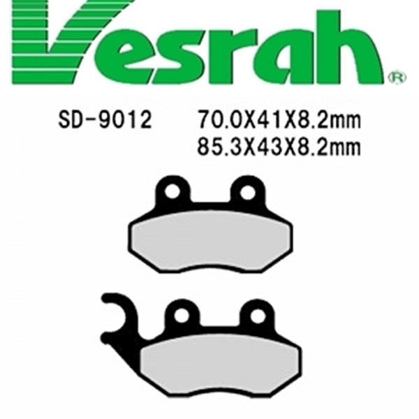 베스라 SD9012 -VJR100 브레이크 패드 F