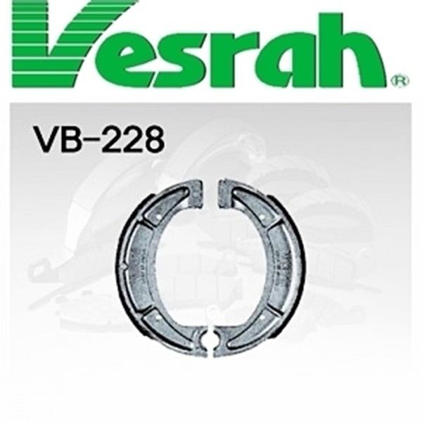 베스라 야마하 SR400 뒤브레이크 라이닝 VB228