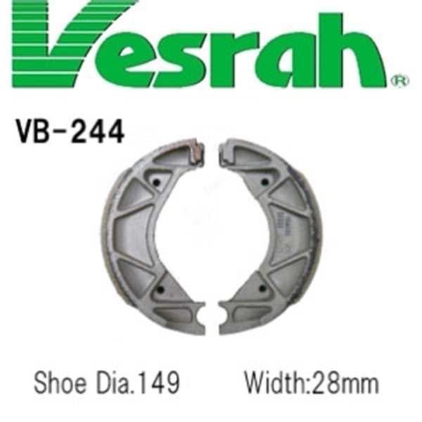 베스라 야마하 시그너스125X 뒤브레이크 라이닝 VB244