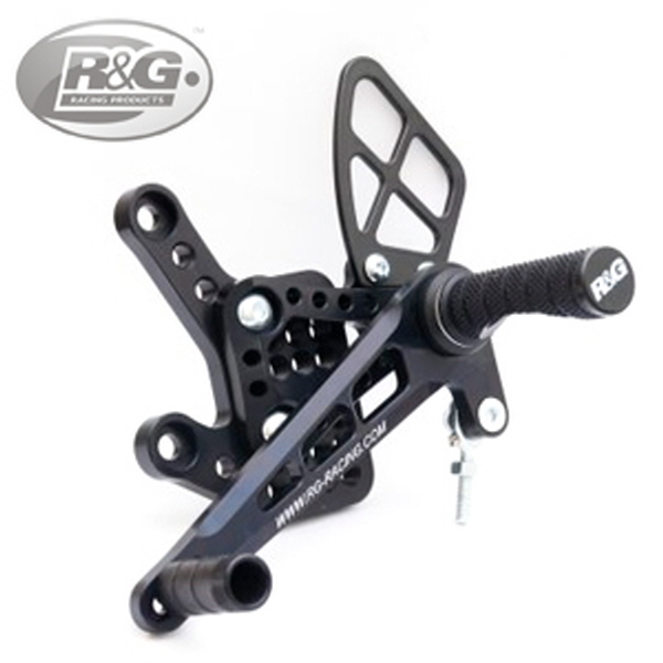 [해외] R&G 가와사키 ZX10-R 11이상 (road gearbox only) 조절식 백스텝 RSET07BK