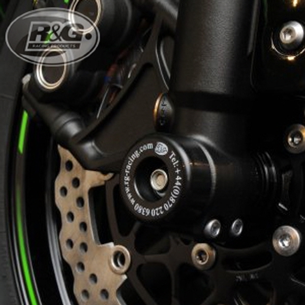 [해외] R&G 가와사키 ZX10R 08-15 프론트 포크슬라이더 FP0081BK