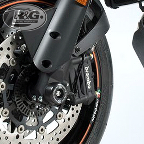[해외] R&G KTM 690 SMCR 12- 프론트 포크슬라이더 FP0121BK