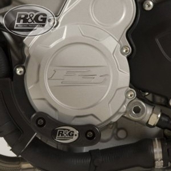 [해외] R&G MV Agusta 브루탈레675/800, 리바레800, 드랙스터800, 투리스모800 엔진케이스 슬라이더(좌측) ECS0074BK