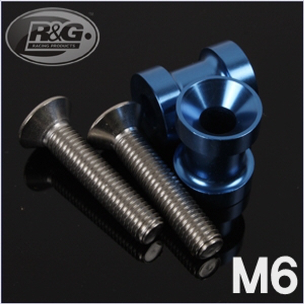 R&G M6/블루 후크볼트(1조) PB00M6BL