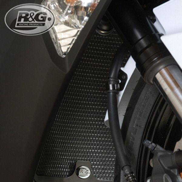 [해외] R&G 가와사키 ZX6R 12-17 라디에이터가드 블랙 RAD0141BK