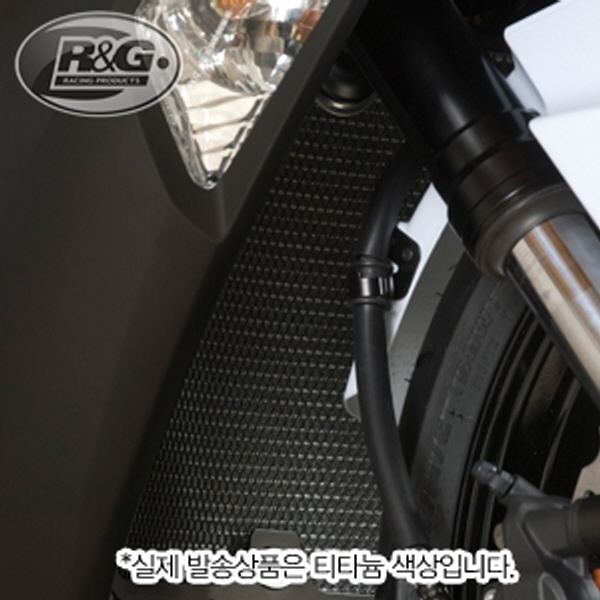 R&G 가와사키 ZX6R 13-18 라디에이터가드(티타늄) RAD0141TI