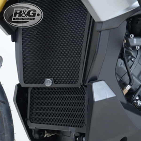 [해외] R&G 아프릴리아 카포노드 1200 13-15 라디에이터가드&오일쿨러가드(블랙) RAD0153BK