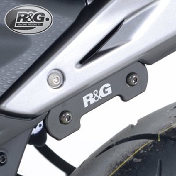 [해외] R&G 혼다 CBR500R/CB500F 15이하, CB500X 13-18, NX500 24이상 텐덤스텝 캡(좌측) BLP0029BK