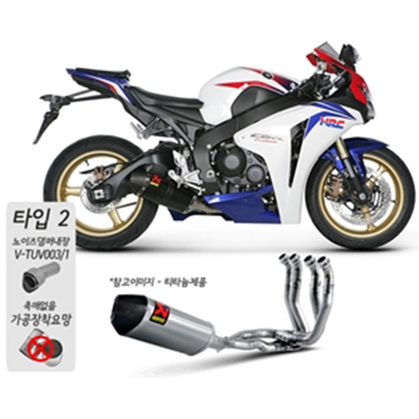 아크라포빅 혼다 CBR1000RR '12~'16(ABS없는모델)/CBR1000RR '09~'16 (ABS모델) 머플러 풀시스템 카본 (Racing-line)