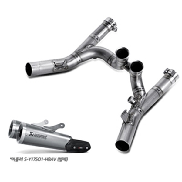 아크라포빅 야마하 V-MAX1700 09-14 머플러 OPTIONAL COLLECTOR(티탄)