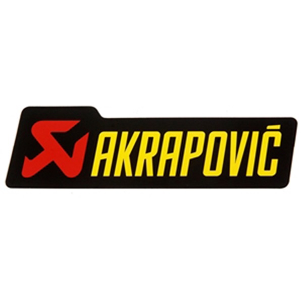 아크라포빅 머플러 내열스티커(신형) 180mm * 53mm