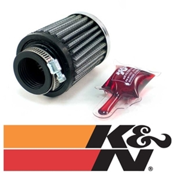 K&N 범용 29mm 크롬엔드 에어필터