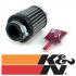 K&N 범용 29mm 크롬엔드 에어필터