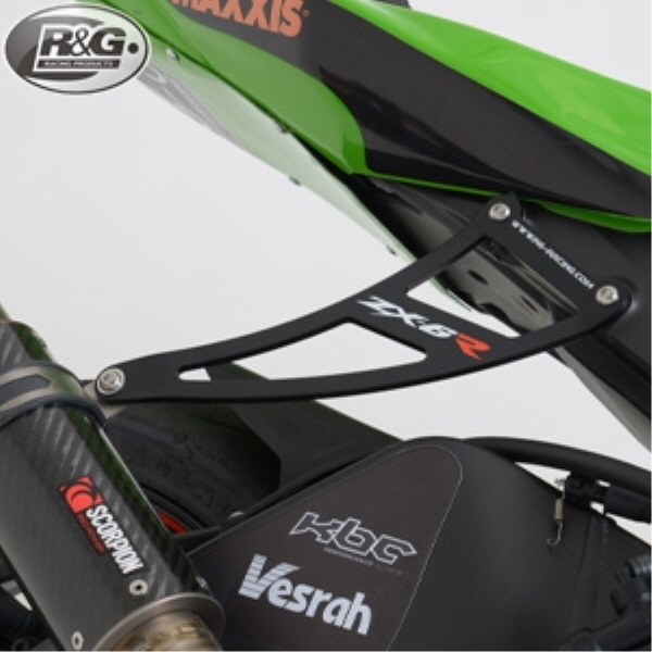 [해외] R&G 가와사키 ZX6R 09이상 머플러 브라켓(1EA/블랙) EH0043BK
