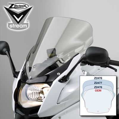 제트테크닉 BMW F800GT 13-17 스포츠 투어링 윈드스크린 Z2477