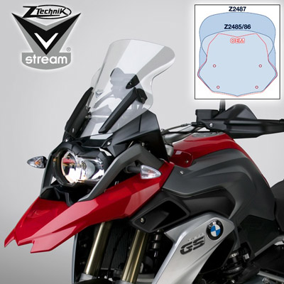 제트테크닉 BMW R1200GS 13-18, R1250GS 19이상 윈드스크린 Z2486