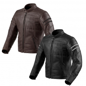 레빗 자켓 STRIDE LEATHER JACKET