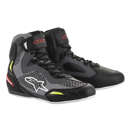 알파인스타즈 부츠 FASTER-3 RIDEKNIT SHOES BLK GRAY RED YEL F