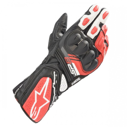 알파인스타즈 장갑 SP-8 V3 LEATHER GLOVES BLK WHR B.RED