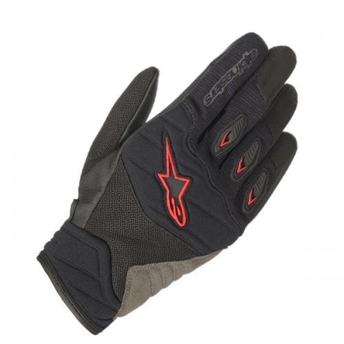 알파인스타즈 장갑 SHORE GLOVES, BLACK RED