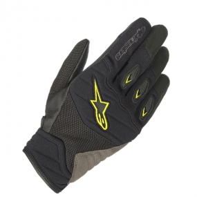 알파인스타즈 장갑 SHORE GLOVES, BLACK YELLOW FLUO